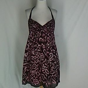 Anne Taylor Loft Cute Black Halter Dress 8